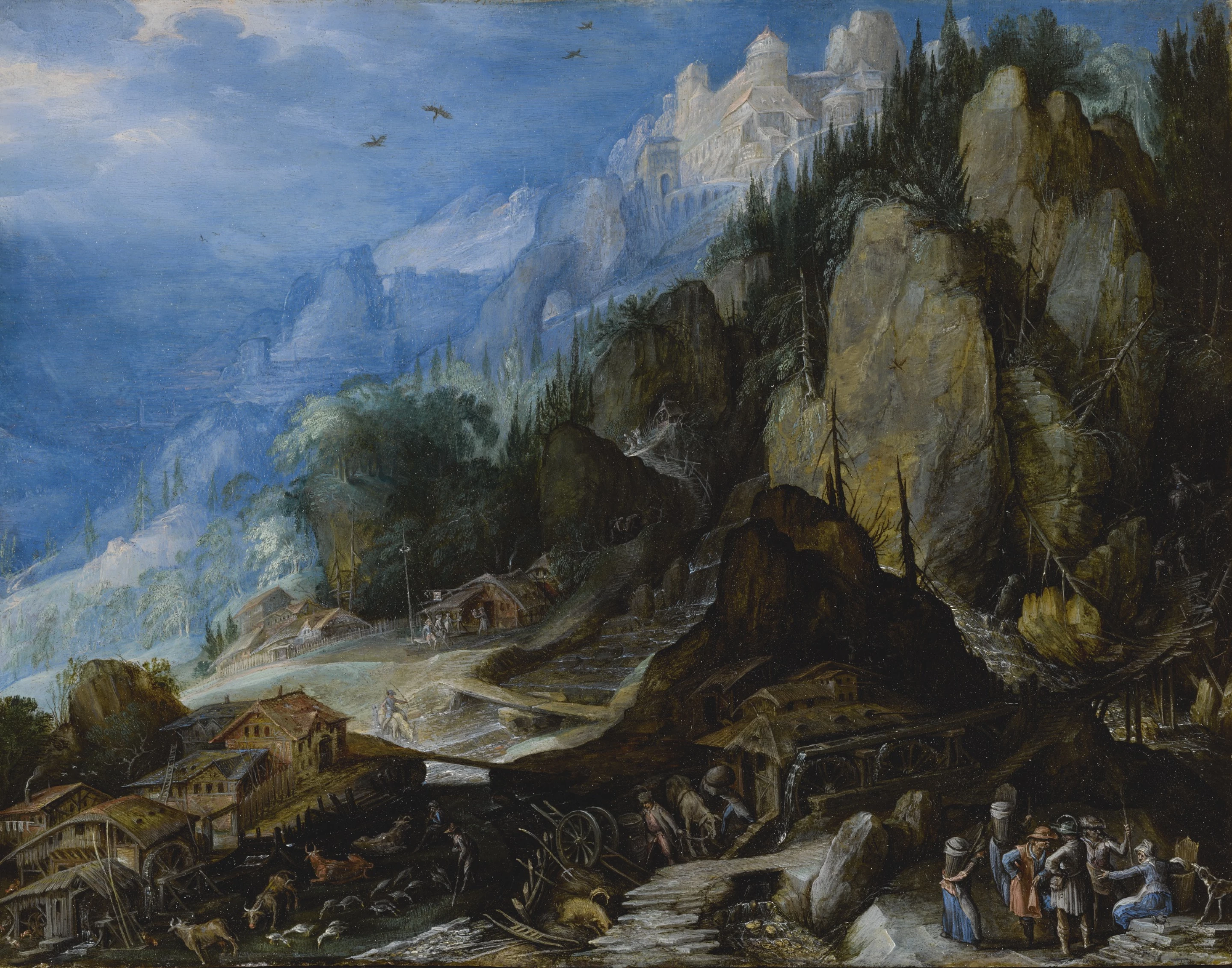 Mountainous Village WebP preview